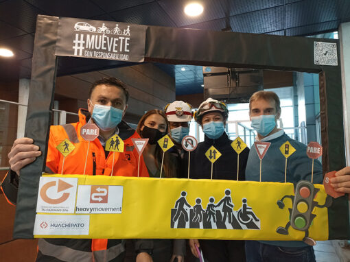 Heavymovement, Mutual de Seguridad y SIT lideran campaña de responsabilidad vial en Siderúrgica Huachipato